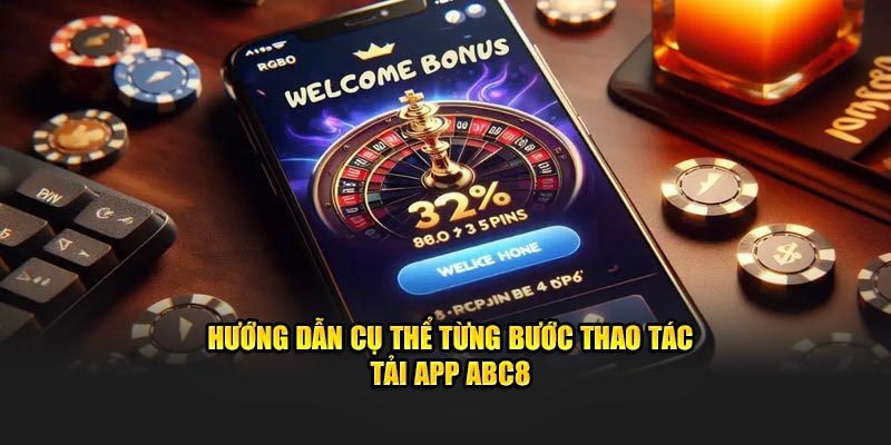 Hướng dẫn chi tiết từng bước thao tác tải app ABC8