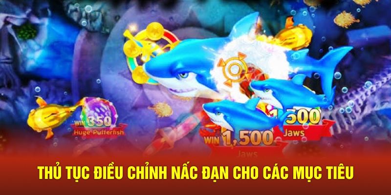 Thủ tục điều chỉnh nấc đạn cho các mục tiêu 